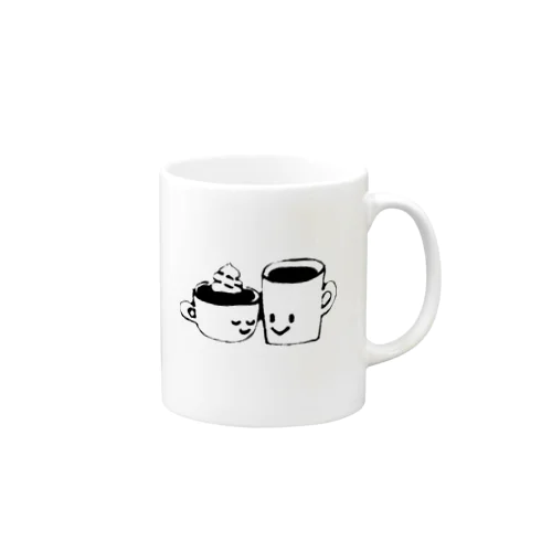 コーヒーくんとココアちゃん。 Mug