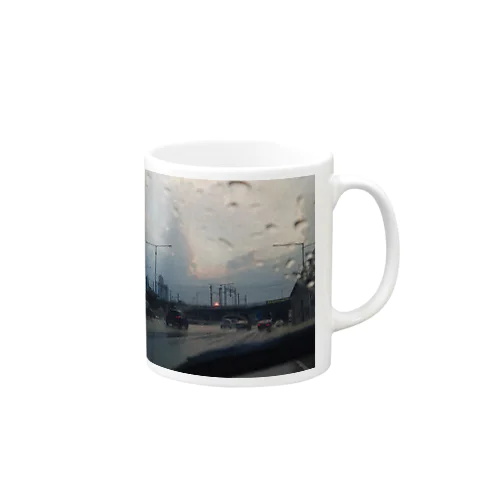 rain road Mug