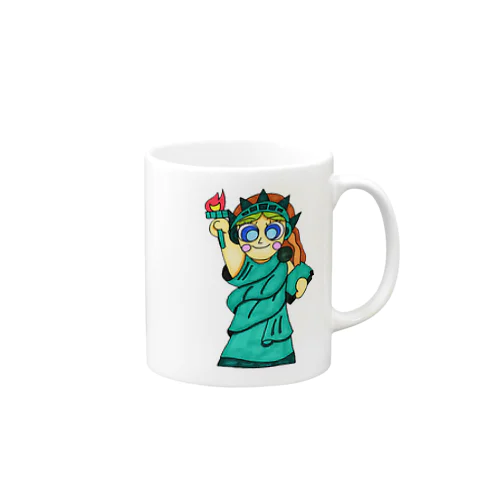 自由な女神 Mug