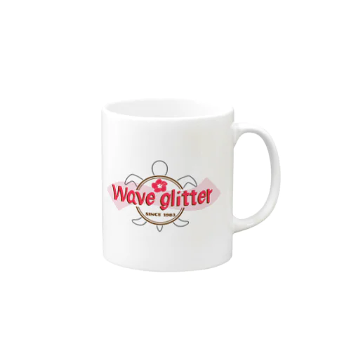 Wave glitter(亀、P) Mug