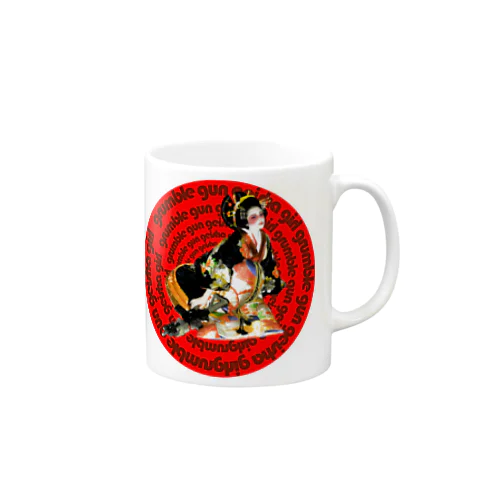 grumble gun geisha girl Mug