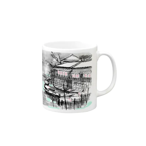 ＃いくぞ岩田屋　　佃　島 Mug