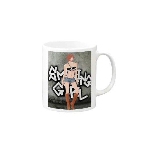 smoking  girl タバコ Mug