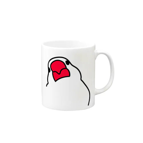 文鳥 Mug