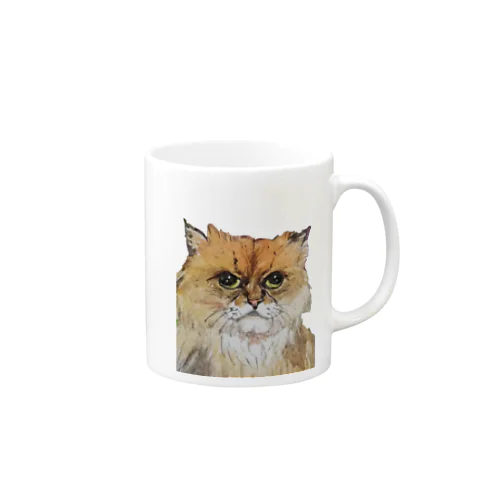 ブサイクな猫 Mug