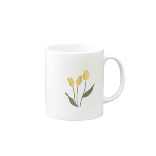 yellow tulip マグカップ