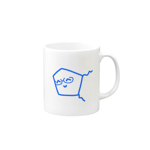 ムダ毛五角形 Mug