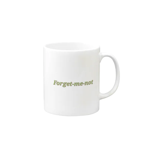 Forget-me-not(green) マグカップ