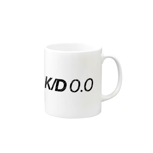 K/D0.0 [文字色黒] Mug