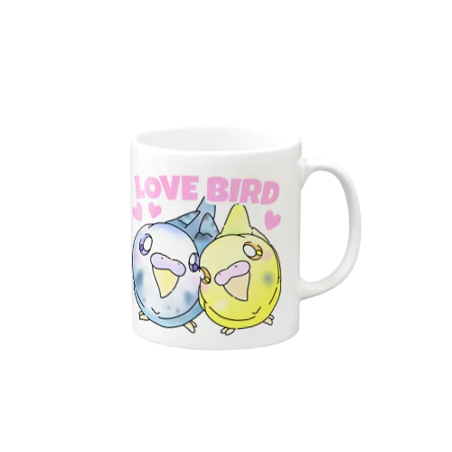 LOVE❤️LOVE セキセイインコ Mug