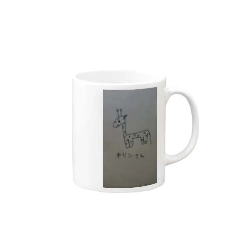 シュールなキリンさん Mug