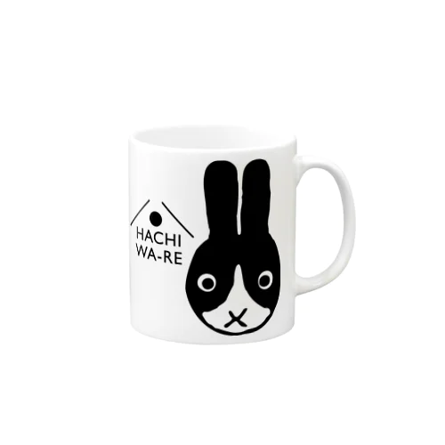 ハチワレうさぎ Mug