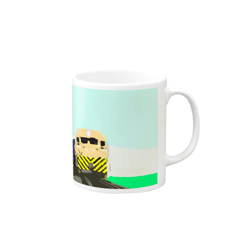 田園を走る Mug