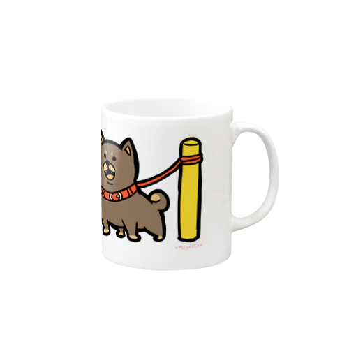 黒しばわんこ Mug