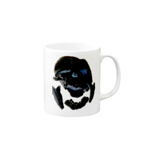 リアルあみぐるみブラック Mug