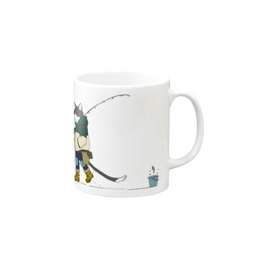 Forest cat(釣りver.) Mug