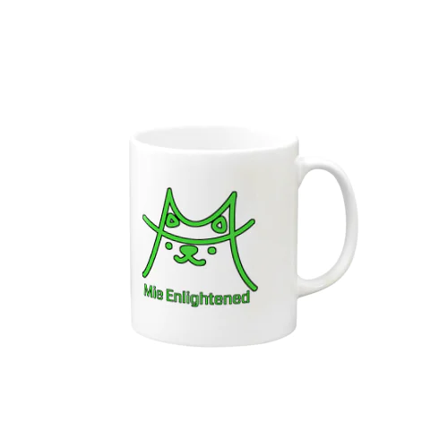 Mie Enlightened 黒縁取り Mug