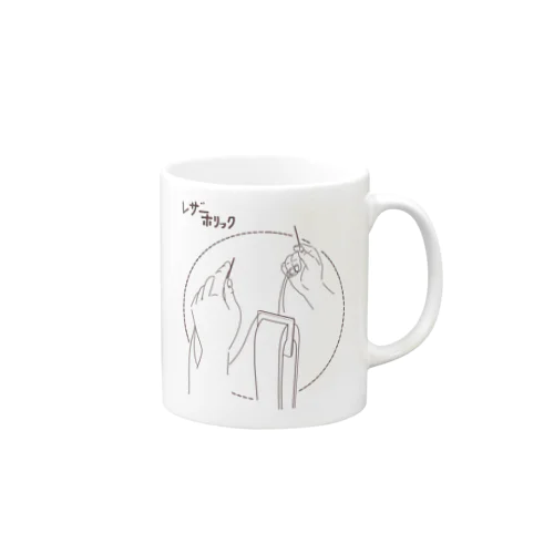 その名は！レーシングポニー！！ レザーホリック Mug