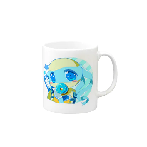 レオちゃん（青ドーナツ） Mug