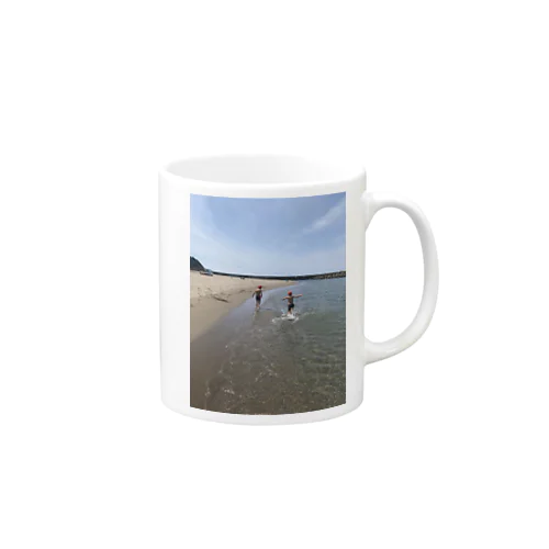 真夏の浜辺 Mug