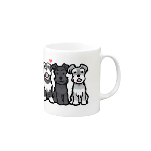 シュナウザーカルテット Mug