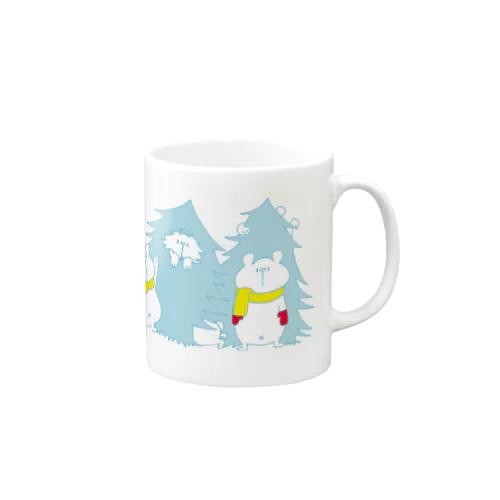 クリスマス限定　もみの木（冬色） Mug
