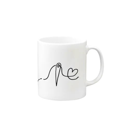 ぬいぬいハート Mug