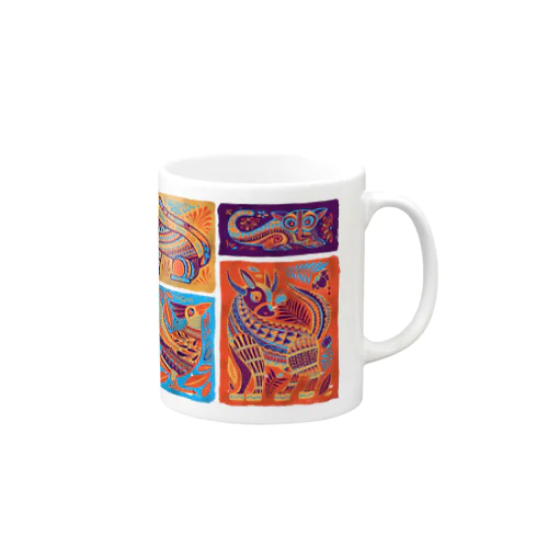 メキシコのアレブリヘス（オレンジ） Mug