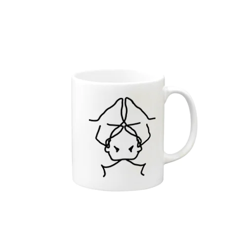 猫×横顔 Mug