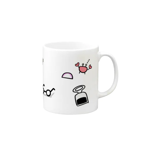 ねこめがね Mug