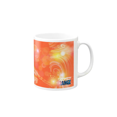 数秘&カラー2(オレンジ) Mug