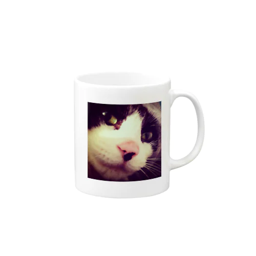 自撮り風猫 Mug