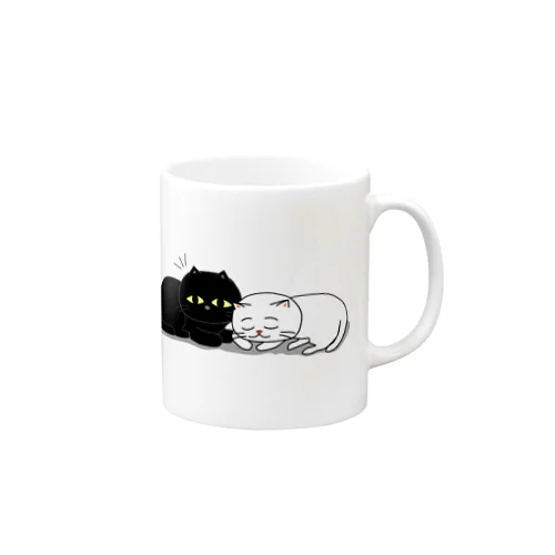 くろねこ一家（何か？） Mug