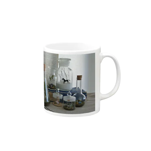 鉱物ジオラマ瓶の世界 Mug