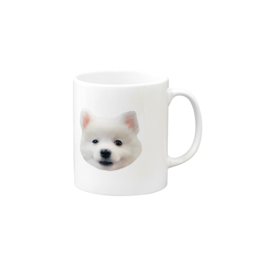 何かを企む犬　マグカップ Mug