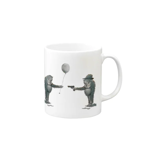 風船猿&gun猿 Mug