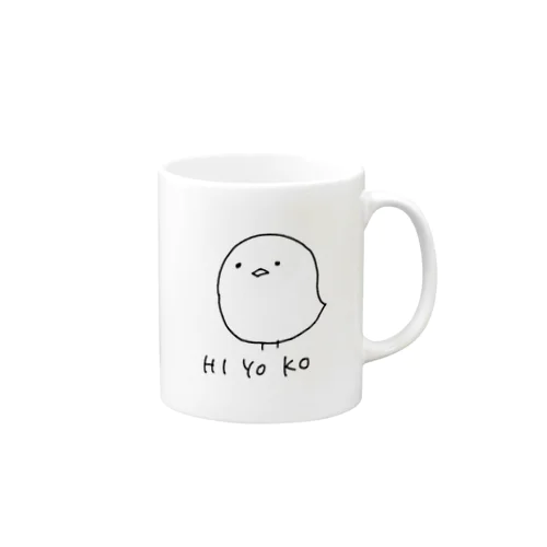 白黒ひよこ Mug