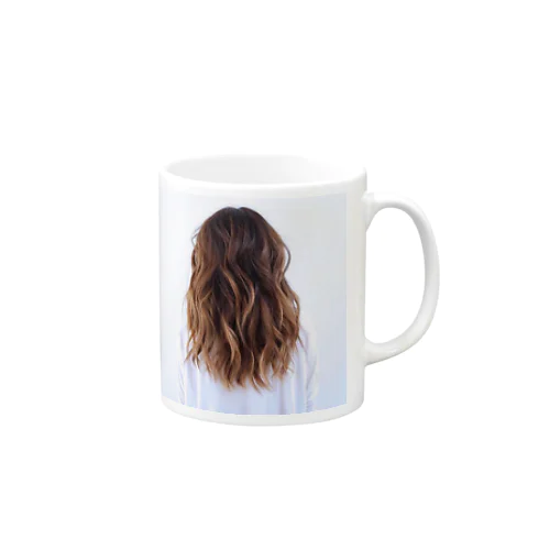 Long wave hair! Mug