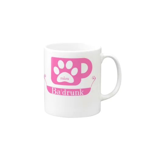 Ba'drunk for Girls ロゴ Mug