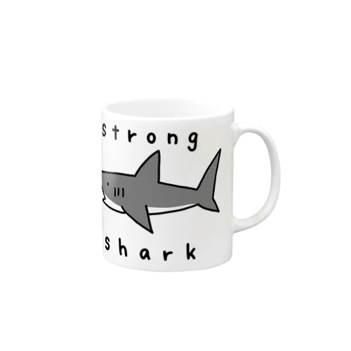 強いサメ Mug