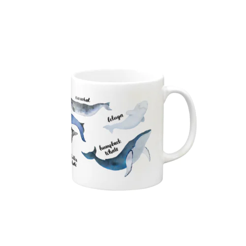 クジラまみれ Mug