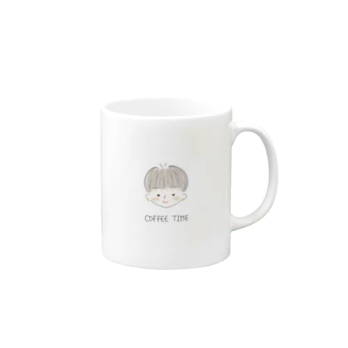 ショートカットの女の子 Mug