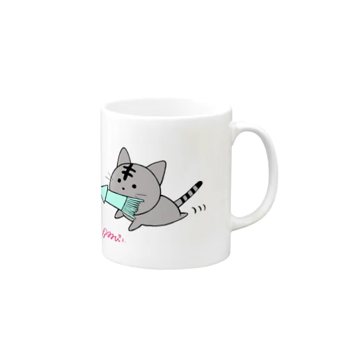 はしるもなかのマグカップ（絵柄大） Mug