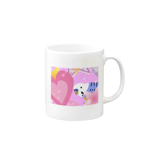 セキセイインコのピーちゃん Mug