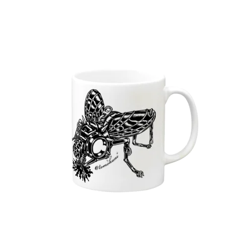 Animalia Kinky “ Black Fly ” Mug