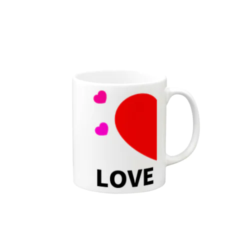 LOVE ハート(左) Mug