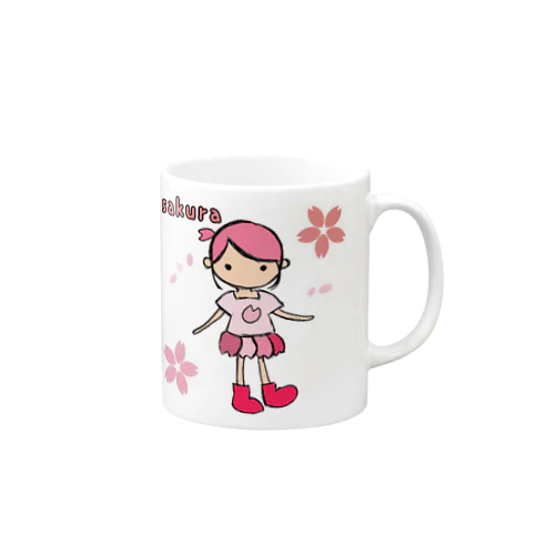 桜の妖精さん Mug