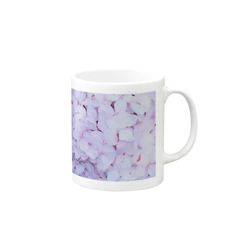 紫陽花。 マグカップ