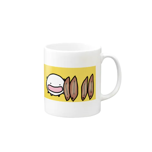 うなぎの蒲焼きを立てまくるねこです Mug