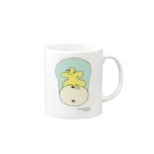 みえないよ、ポチ。 Mug